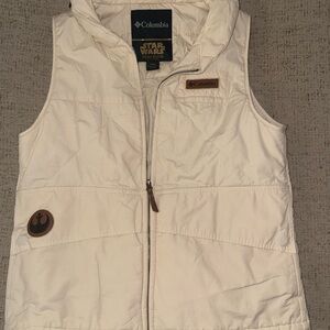 Columbia Star Wars Cream Quilted Vest